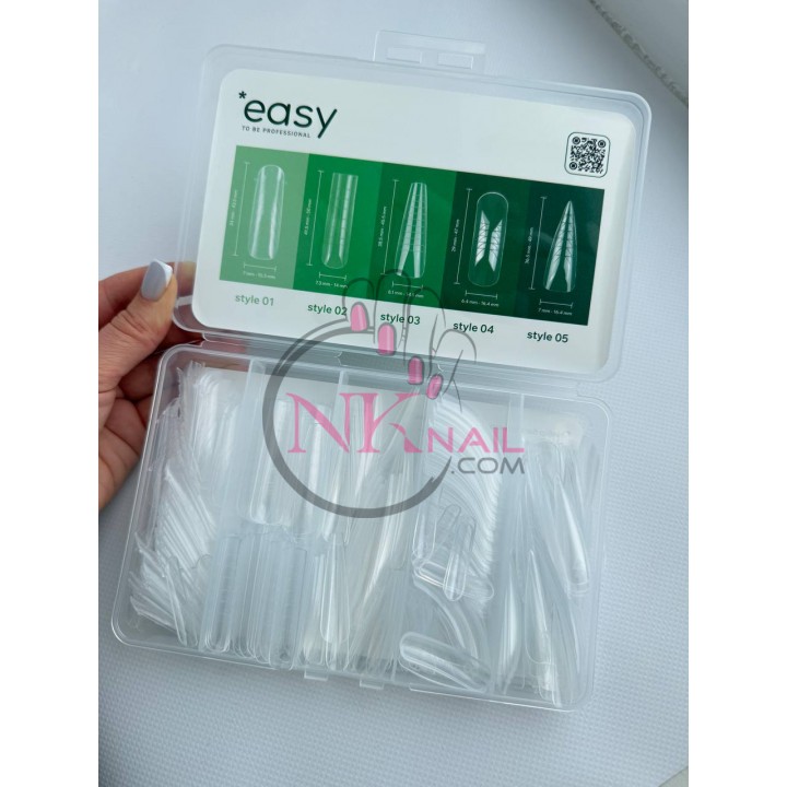 Верхні форми для нігтів EASY, 268 штук (Type 6)
